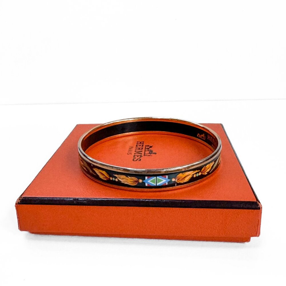 COPY - Hermès Narrow Enamel Bangle with Box